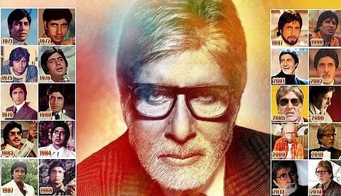 Big B shared a collage of some of his films