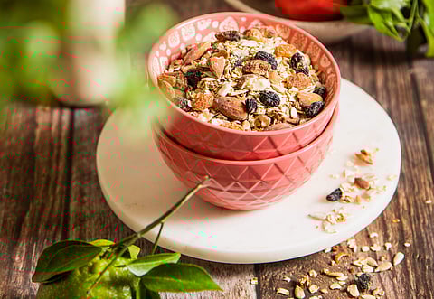 Granola breakfast recipe by Neha Ahuja