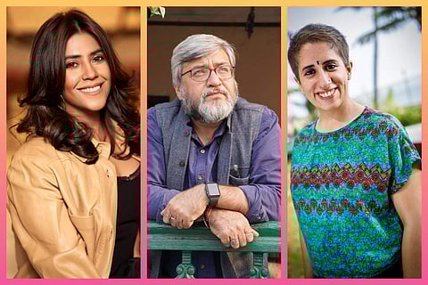 Ekta Kapoor, Umesh Bist, and Guneet Monga