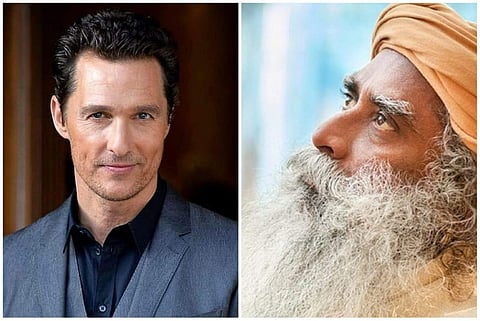 Matthew McConaughey took to Instagram to inform fans that he would engage in a conversation with Sadhguru