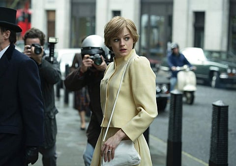 Emmy nominations 2021: Still from The Crown featuring Emma Corrin who has been nominated for an Emmy Award for outstanding leading actress in a drama series. (Image courtesy: Des Willie/Netflix via AP