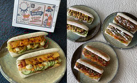 Bao dogs from the menu