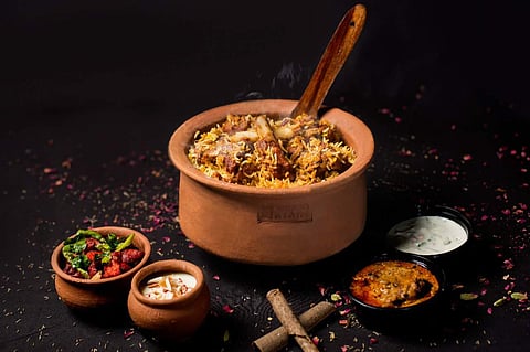 Biryani box from The Mahboob Biryani