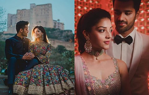 Engagement pictures of Mehreen and Bishnoi (Image source: Reels & Frames Instagram)