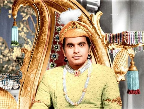 Dilip Kumar as Salim in Mughal-e-Azam