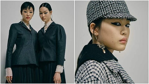 Christian Dior Makeup image director Peter Philips updated the bold liner for the couture showcase