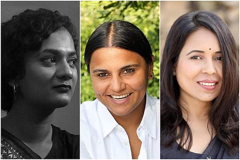 Maanvi Chowdhary (left), Karishma Dube (centre), Rima Das (right)
