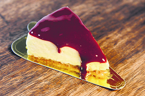 Blueberry cheesecake