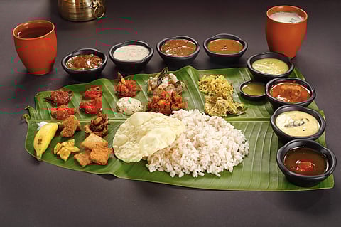 Onasadhya at Kappa Chakka Kandhari