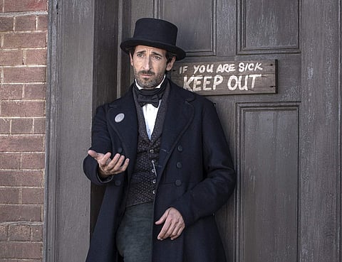 Adrien Brody in a still from Chapelwaite. ©️ 2021 Sony Pictures Entertainment. All Rights Reserved.