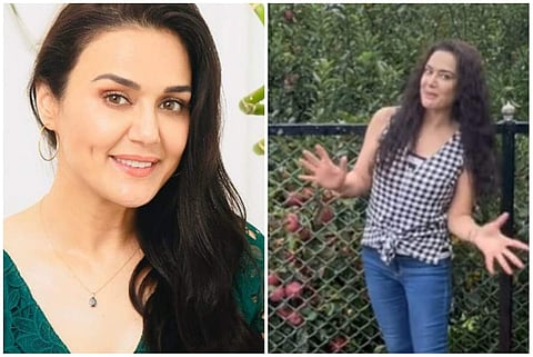 Bollywood actress Preity Zinta is a part of the farming community in Himachal Pradesh's apple belt