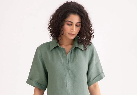 Jaipur-based Live Linen champions pure linen by using the fabric to create relaxed dresses, separates and more
