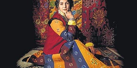 Models sporting the Jigmat Couture collection