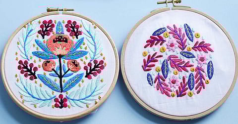 Representational pic of embroidery art