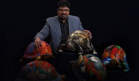 Artist and curator Bolgum Nagesh Goud