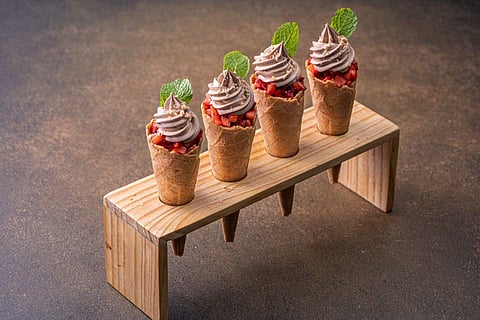 Nutella Strawberry Pie-Cone