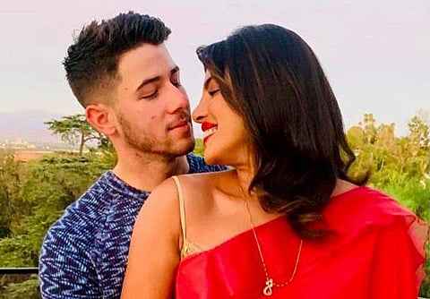 Priyanka Chopra with Nick Jonas