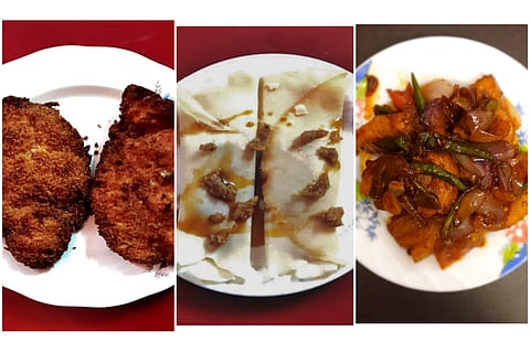Rupabani'r Murgir Cutlet, Baper Barir Patishapta & Chilli Pork