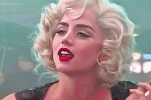 Ana de Armas as Marilyn Monroe