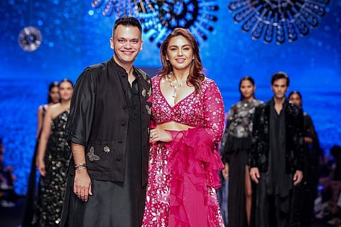 Nachiket Barve with Huma Qureshi