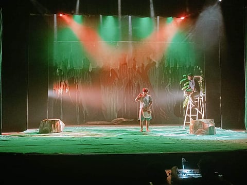A shot from the rehearsals
