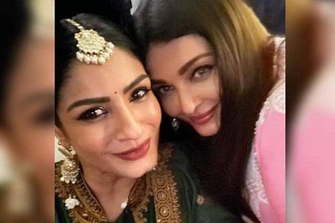 Raveena with Aishwarya Rai Bachchan