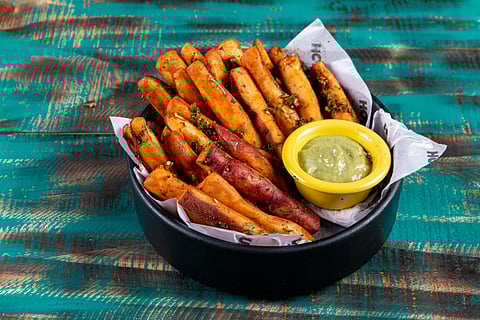 Sweet Potato Fries from the new Saturday brunch menu at Hopshaus, Bengaluru