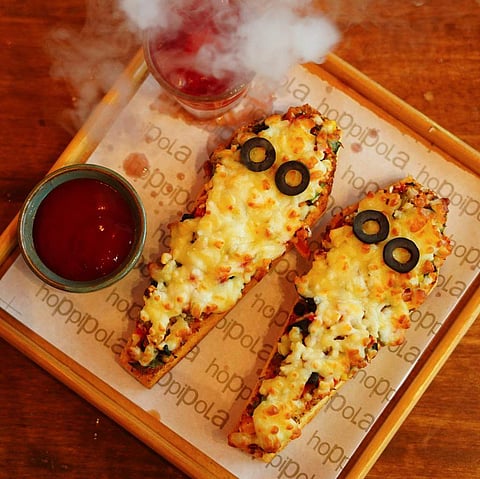 Hoppipola Coffin Cheese Bruschetta