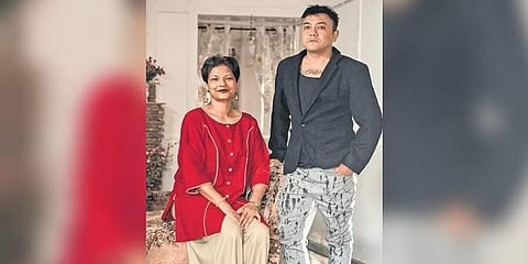 An outfit by DSEFH; co-founders Daniel Nongjop Syiem and Janessaline Mary Pyngrope