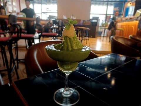 Lychee basil quencher