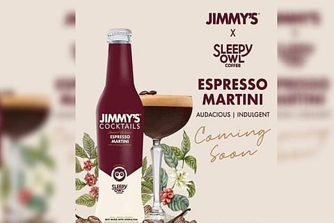 The espresso martini is the ninth cocktail mixer from Jimmy's