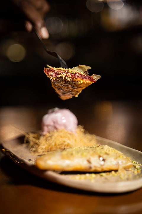 Baked beetroot halwa