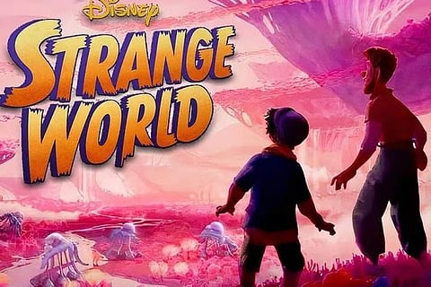 Disney's animation movie Strange World poster. (Photo | www.disney.co.uk)