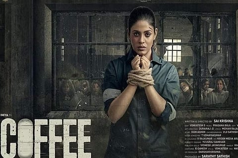 First look poster of the upcoming film Coffee starring Ineya in the lead. (Photo | YouTube)