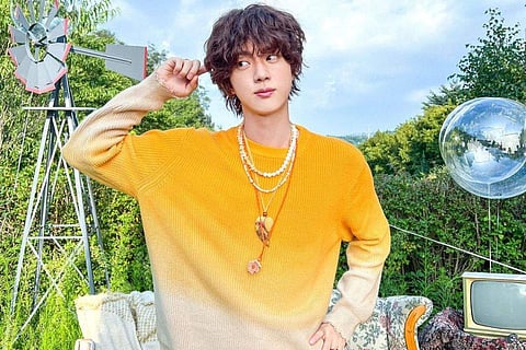 Jin also featured in the latest episodes of Run BTS