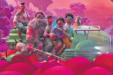 Strange World follows the supposed adventures of the Clade family as they embark on a perilous journey