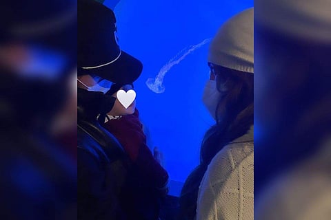 Priyanka Chopra and Nick Jonas with Malti Marie