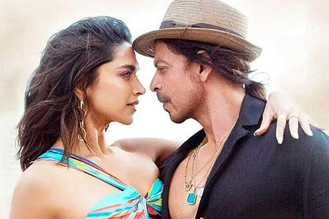 Shah Rukh and Deepika in Besharam Rang
