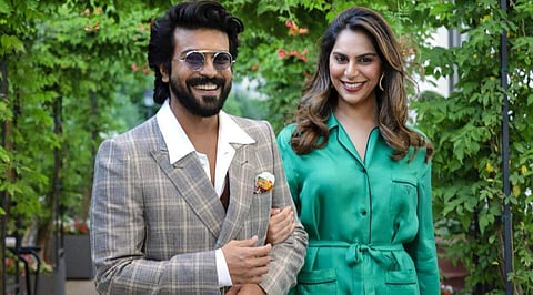 Ram Charan with Upasana