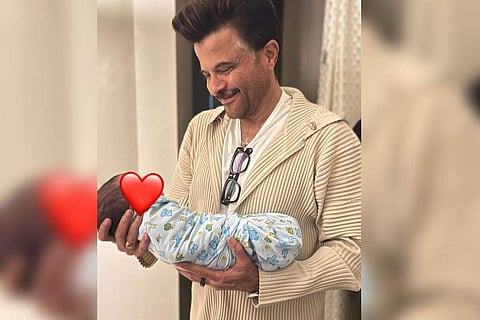 Anil Kapoor with Sonam Kapoor's son Vayu
