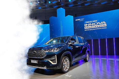 The Innova Hycross benefits from a host of advanced safety features which include the Toyota Safe Sense package