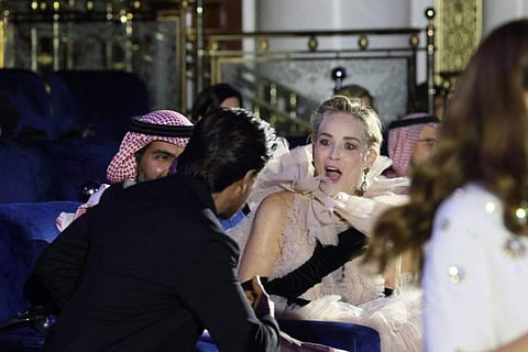 Shah Rukh Khan and Sharon Stone at the Red Sea Film Festival