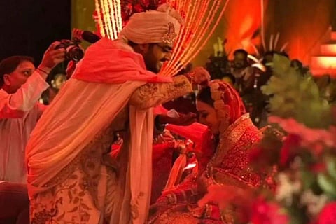 Pictures from Hansika's wedding are now getting viral on social media