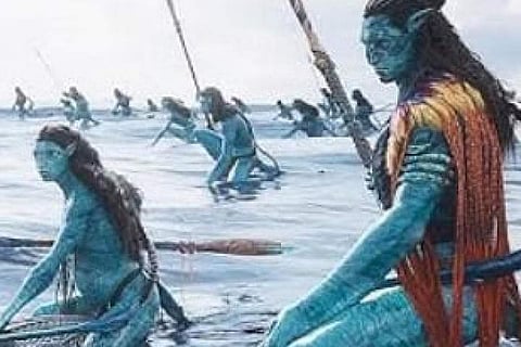 A still from the trailer of 'Avatar: The Way of Water.' (Photo | YouTube screengrab)