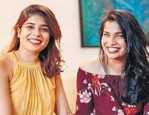 (Left) Shalini and Jayanti Bhattacharya