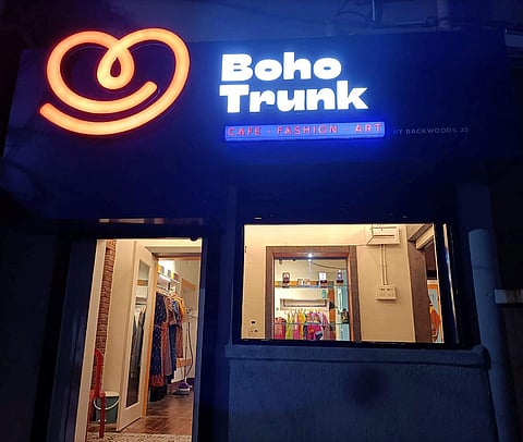 Exteriors of Boho Trunk Cafe and Store