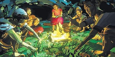 A still from Kusunda