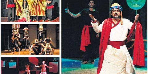 (Anti clockwise): Kattiyakkaran, Madaiah the Cobbler, Kandava Vanam, Mahmud Ghawan | MOHANDAS VADAKARA, ABIYENTHaRARU