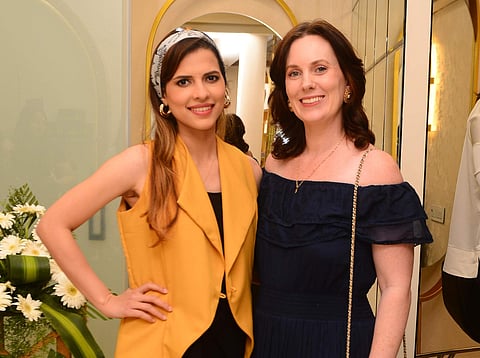 Paloma & Shannon at the launch of the FTV Salon