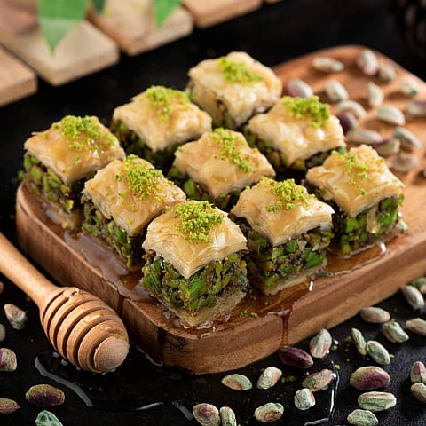 Pistachio Baklava from The Baklava Box